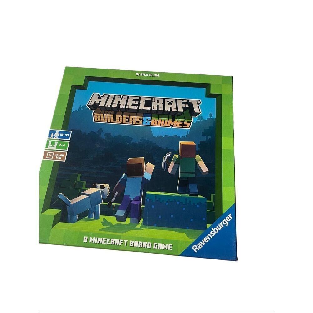 Ravensburger Minecraft Builders & Biomes Strategy Board Game
